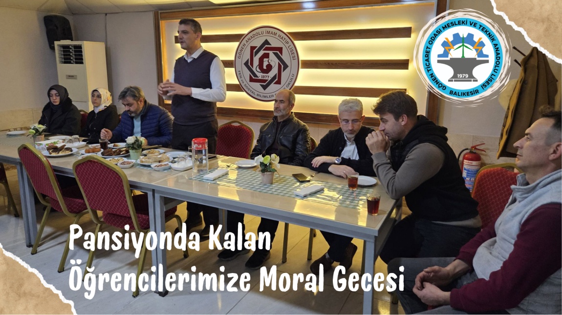 Pansiyonda Kalan Öğrencilerimize Moral Gecesi